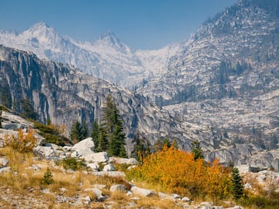 Sinks to Upper Canyon Creek Lake: Approaching Upper Canyon Creek Lake