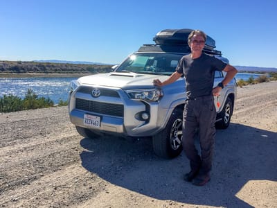 Mojave Road - Colorado River (mile 0.0) to Fort Piute (mile 23.7): Mile 0.0 of the Mojave Road