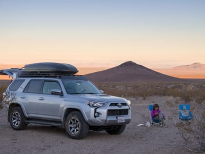 Mojave Road - Colorado River (mile 0.0) to Fort Piute (mile 23.7): Camping spot by Fort Piute