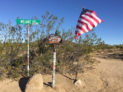 Mojave Road - Near Marl Springs (mile 77) to entrance to Afton Canyon (mile 116): Mojave Post Office