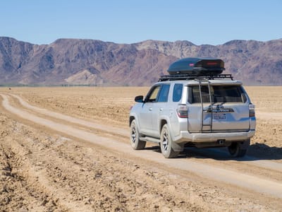 Mojave Road - Near Marl Springs (mile 77) to entrance to Afton Canyon (mile 116): Crossing Soda Lake