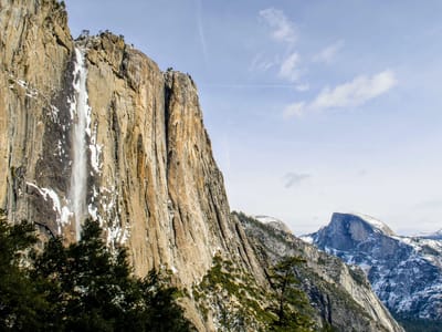 Yosemite Valley: Trickling Yosemite Falls