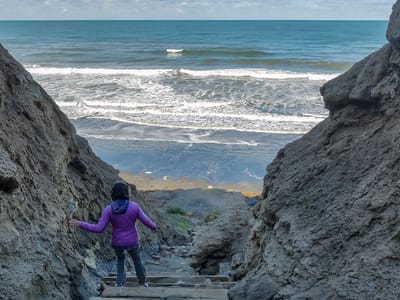 San Diego: Trail down to Black's Beach
