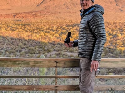 Eco Tour Las Tres Vírgenes: Herb welcoming Las Tres Virgenes to a new day