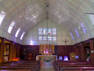 Santa Rosalia: Interior of Eiffel Church