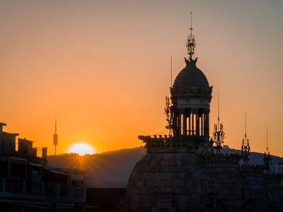 Barcelona: View from Motel One rooftop bar