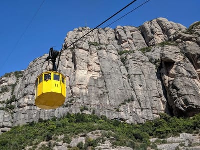 Montserrat Monastery: Cable car to Montserrat Monastery