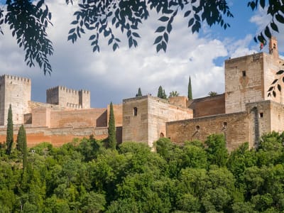 Granada: View of Alhambra from Albaicin