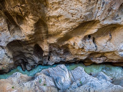 Ardales and the Caminito del Rey: Looking down into the Garganta del Chorro gorge