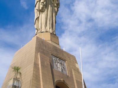 San Sebastian: 40-foot Jesus statue atop Mount Urgull