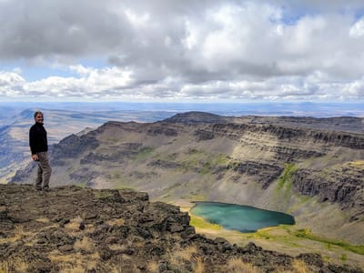 Steens Mountain Scenic Byway: Wildhorse Lake lookout