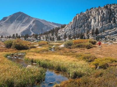 Lone Pine - Alabama Hills and Horseshoe Meadow: Further along the Cottonwood Lakes Trail