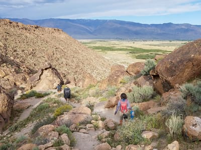 Bishop: Hiking out of the Volcanic Tablelands