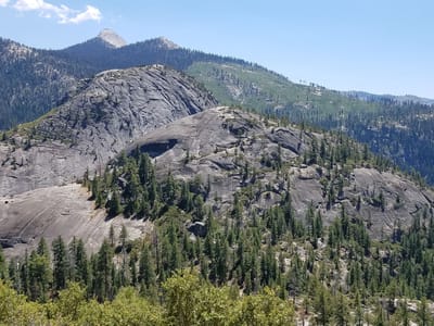 Yosemite Valley: Herb's view along the way to the Diving Board