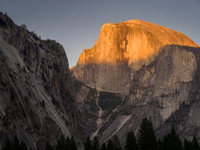 Yosemite Valley: Alpenglow over Half Dome