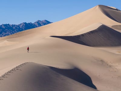 Death Valley National Park: Ascending the Ibex Dunes
