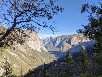 Yosemite Valley: View from Inspiration Point