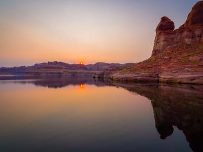 Lake Powell - Chuckwalla Springs Cove: Sunrise by Chuckwalla Springs