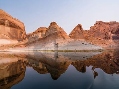 Lake Powell - Reflection Canyon and pulling the boat: One last cruise into Reflection Canyon