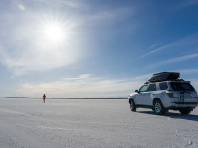 Bonneville Salt Flats: Lolo vs. 4Runner on the Speedway