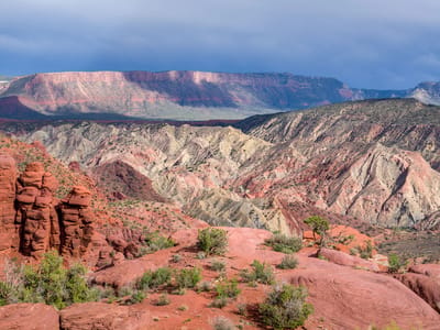 Moab: Onion Creek Canyon and the La Sal Mountains
