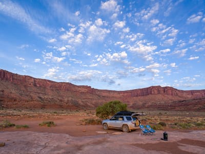 White Rim Trail (Canyonlands National Park): Our Gooseberry campsite