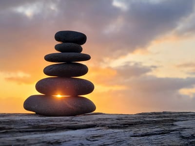 Olympic National Park: Cairn sunset