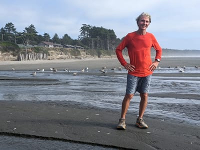 Olympic National Park: Post-run along Kalaloch Beach