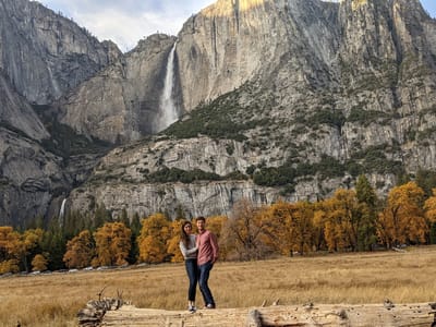 Yosemite Valley: Tommy and Erin a bit less formal