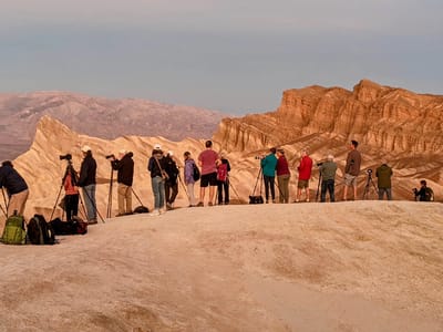 Death Valley National Park: Sunrise Zabriskie Point