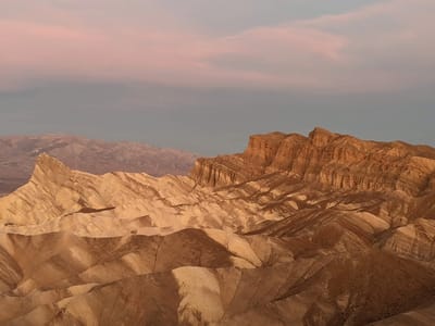 Death Valley National Park: Sunrise Zabriskie Point