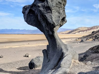 Death Valley National Park: Lava Rock near Artists Drive