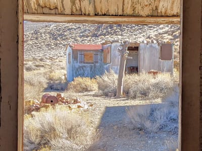 Death Valley National Park: Living room view of other cottage