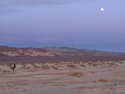 Death Valley National Park: Back to the car just in time