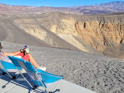 Death Valley National Park: Lunch at the Rim