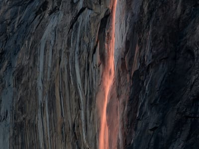 Yosemite Valley: October Fallfall closes its show with pastels