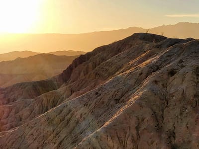 Anza-Borrego State Park: Sunset at Vista del Malpais