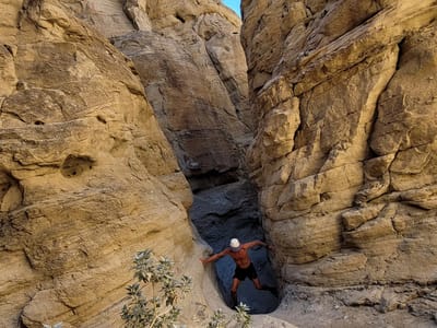 Anza-Borrego State Park: Calcite Mine Slot Canyon
