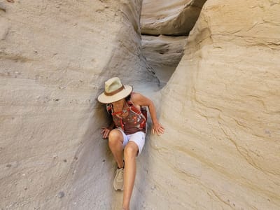 Anza-Borrego State Park: Calcite Mine Slot Canyon