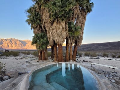 Death Valley: Warm Springs soaking pool