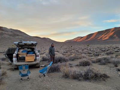 Death Valley: Morning in Hidden Valley