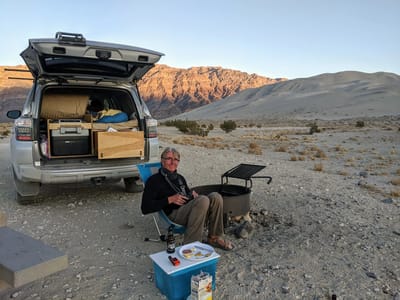 Death Valley: Eureka Dunes campsite