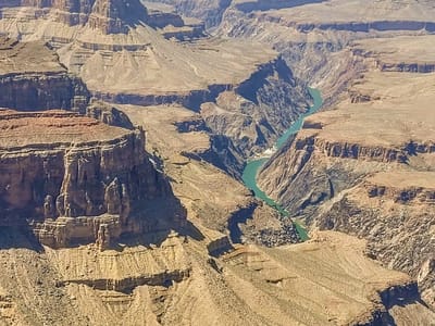 Grand Canyon - South Rim: Finally we see the river