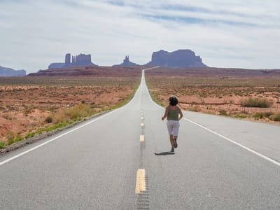 Gooseneck State Park, Muley Point, and Valley of the Gods: Forrest Gump Point - Run Lolo Run