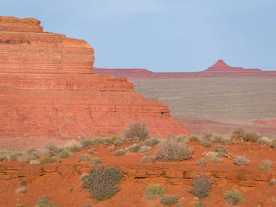 Gooseneck State Park, Muley Point, and Valley of the Gods: Evening in Valley of the Gods