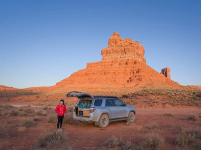 Gooseneck State Park, Muley Point, and Valley of the Gods: Getting ready to settle down for the night