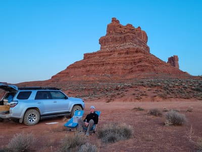 Gooseneck State Park, Muley Point, and Valley of the Gods: Herb the Happy Camper