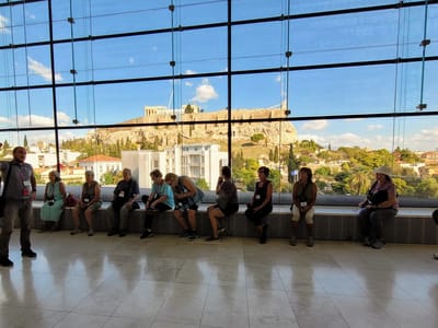 Athens: View of Acropolis from Acropolis Museum
