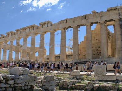 Athens: Long side of the Parthenon