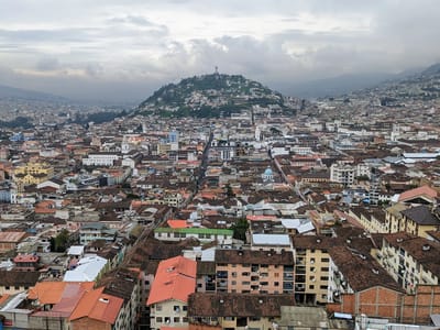 Quito: View from atop the Basilica Tower
